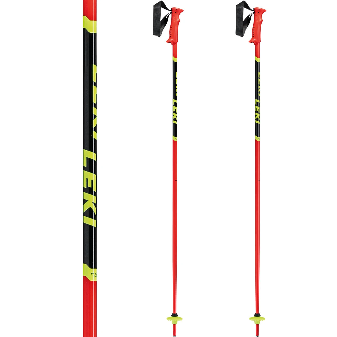 Leki Racing Kids Red/neonred 4 Leki Racing Kids Red/neonred - immagine 2