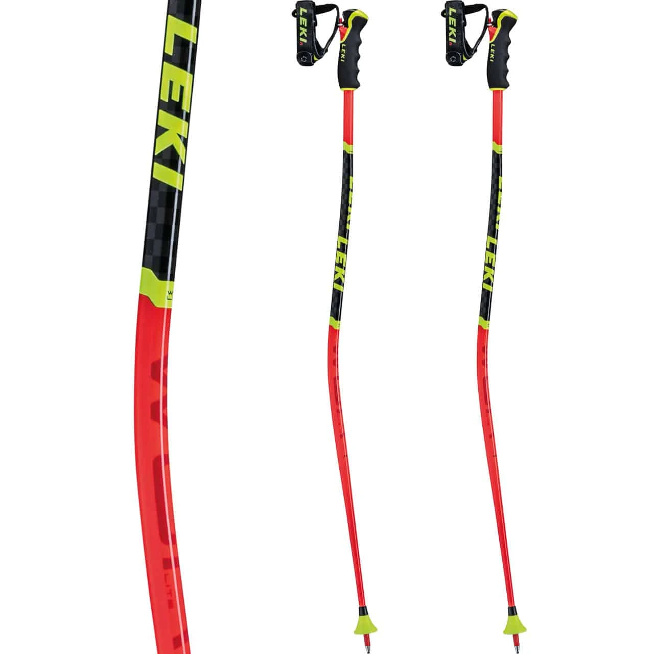 Leki WCR Lite GS 3D Flashred/black/neonyellow (2021/22) 4 Leki WCR Lite GS 3D Flashred/black/neonyellow (2021/22) - immagine 2