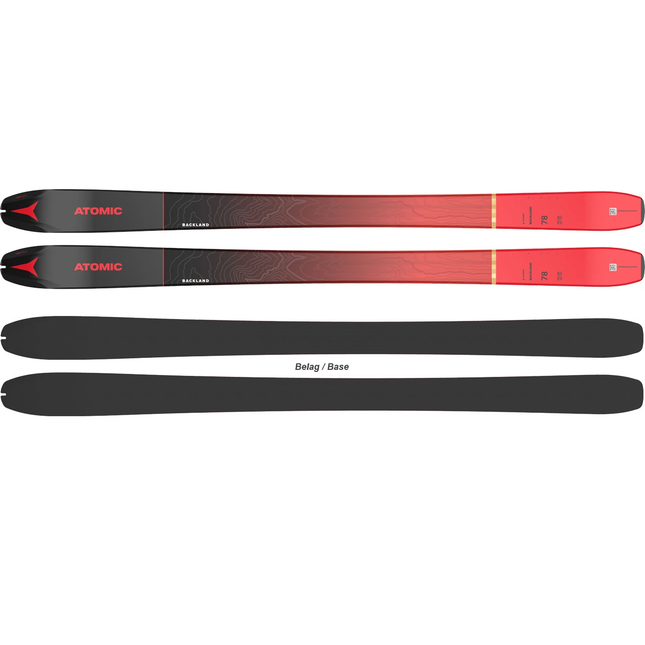Atomic Backland 78 Black/red (2022/23) 4 Atomic Backland 78 Black/red (2022/23) - immagine 2