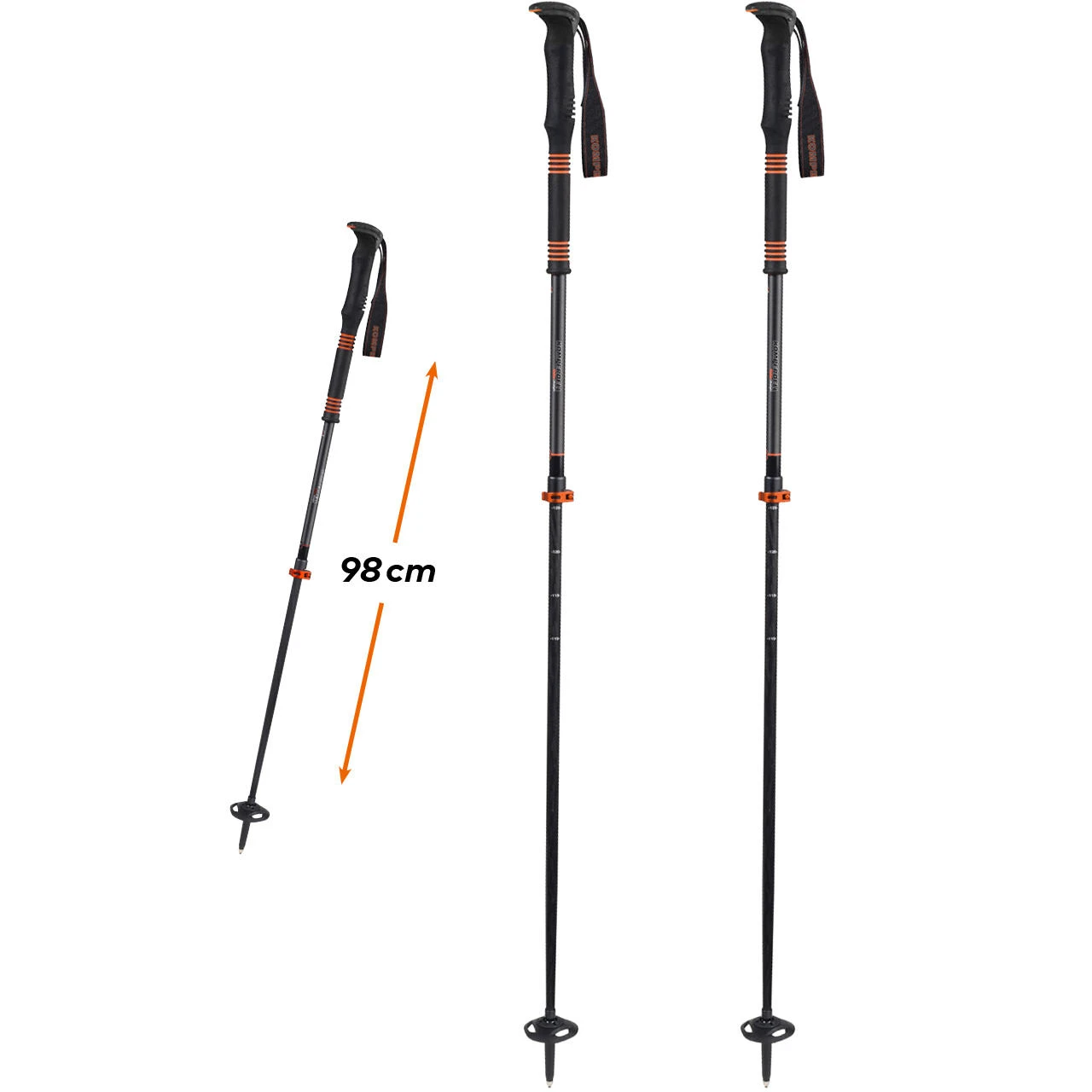 Komperdell Carbon C2 Ultralight Orange 4 Komperdell Carbon C2 Ultralight Orange - immagine 2