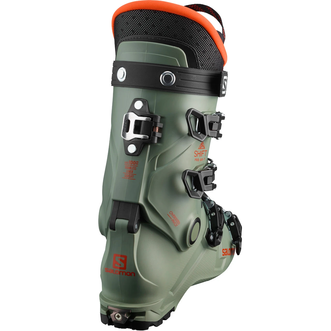 Salomon Shift Pro 80 T AT Oil Green/black/orange (2021/22) 4 Salomon Shift Pro 80 T AT Oil Green/black/orange (2021/22) - immagine 2