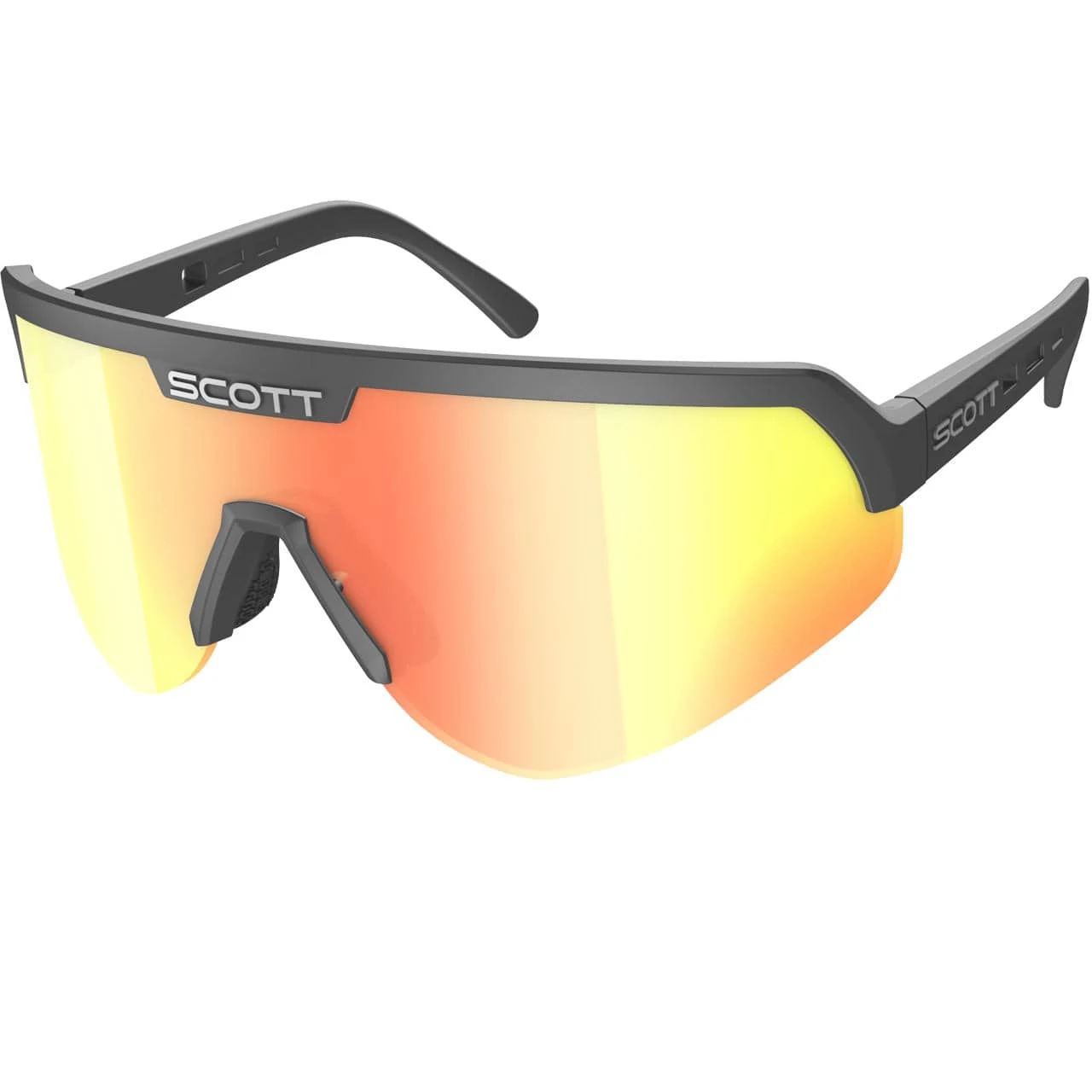 Scott Sport Shield Sunglasses Black/red Chrome 3 Scott Sport Shield Sunglasses Black/red Chrome