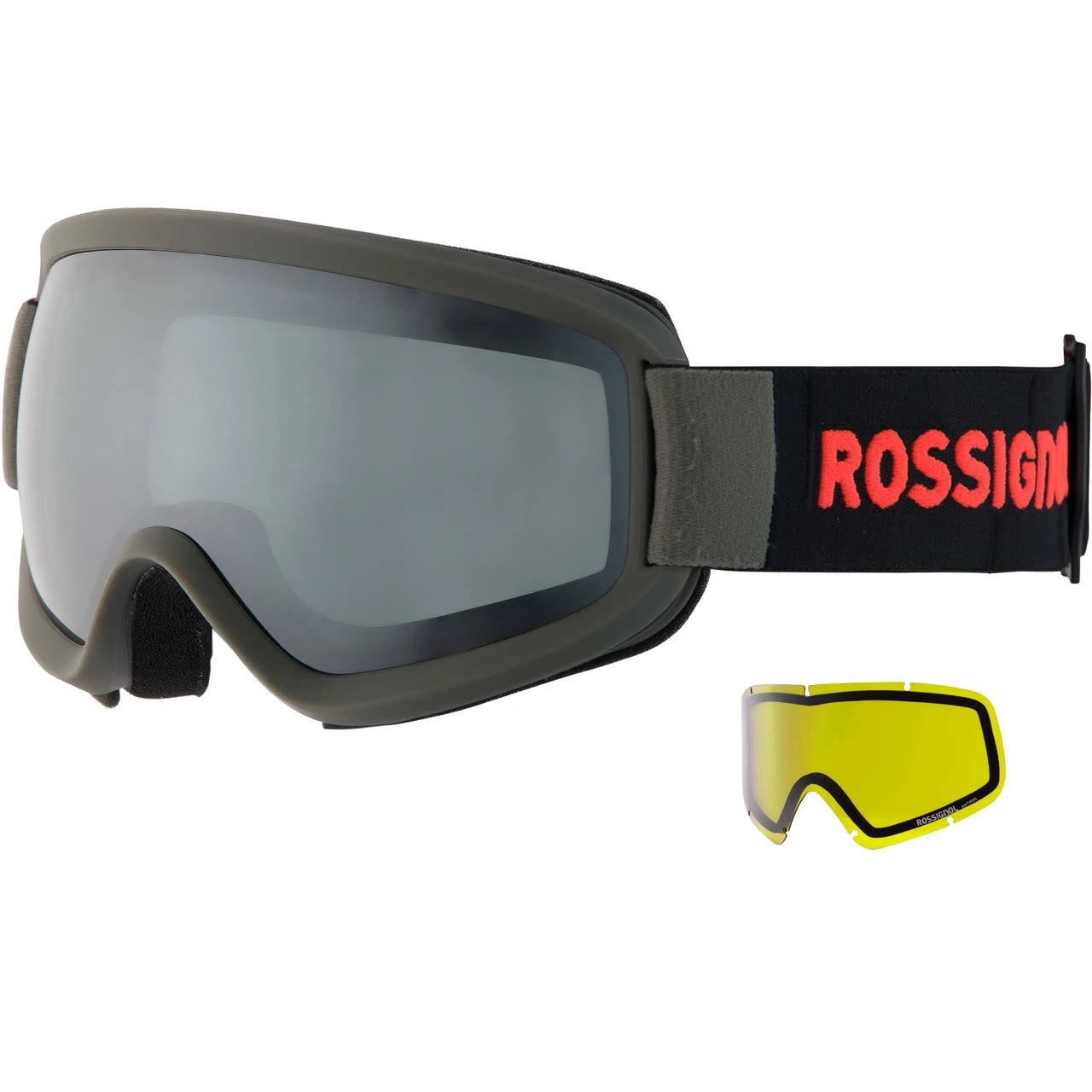 Rossignol Ace Hero Grey + 1 Lente Di Ricambio 3 Rossignol Ace Hero Grey + 1 Lente Di Ricambio