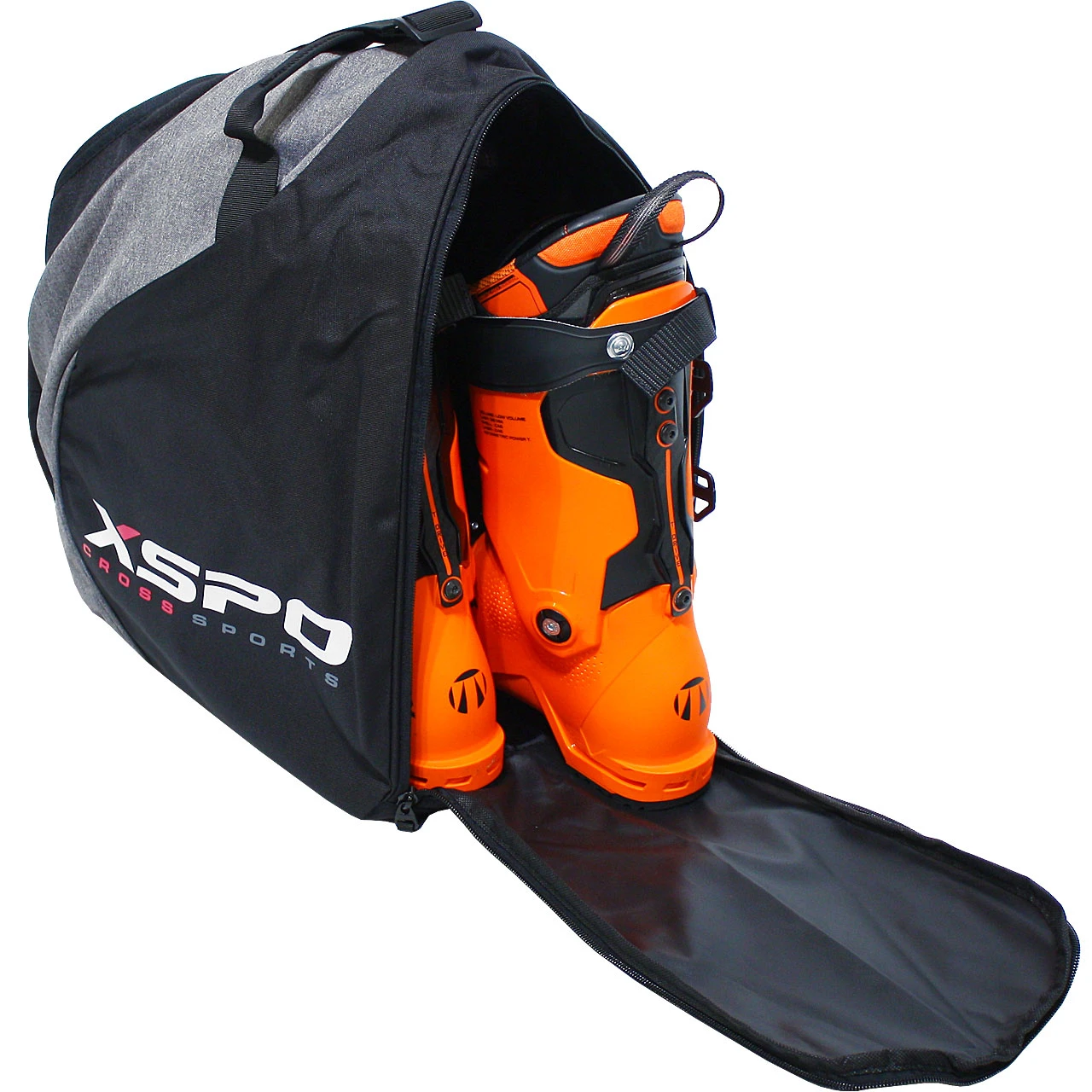 XSPO Boot/Helmet Bag Deluxe 40L Black/grey 4 XSPO Boot/Helmet Bag Deluxe 40L Black/grey - immagine 2