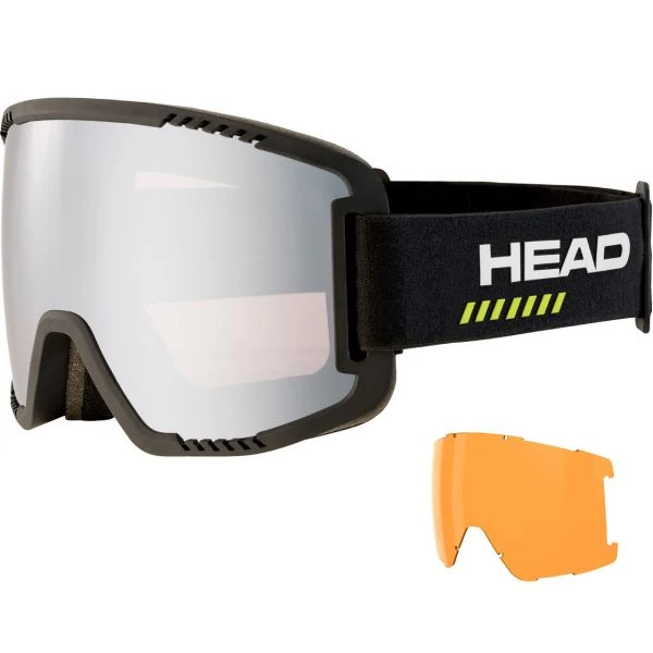Head Contex Pro 5K Race Chrome/black + Lente Di Ricambio 3 Head Contex Pro 5K Race Chrome/black + Lente Di Ricambio