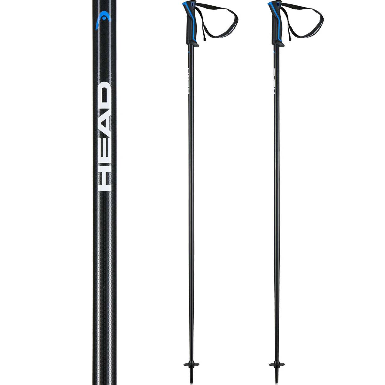 Head Frontside Anthracite/blue Poles 4 Head Frontside Anthracite/blue Poles - immagine 2