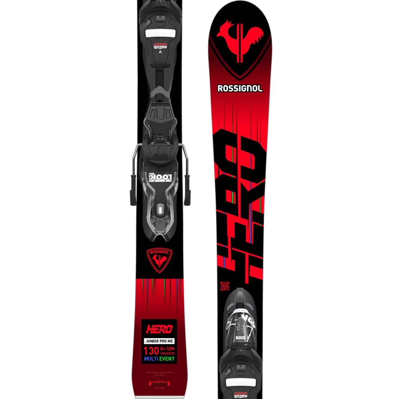 Rossignol Hero Junior MultiEvent XP7 (2022/23) - Set Incl. Attacci 3 Rossignol Hero Junior MultiEvent XP7 (2022/23) - Set Incl. Attacci