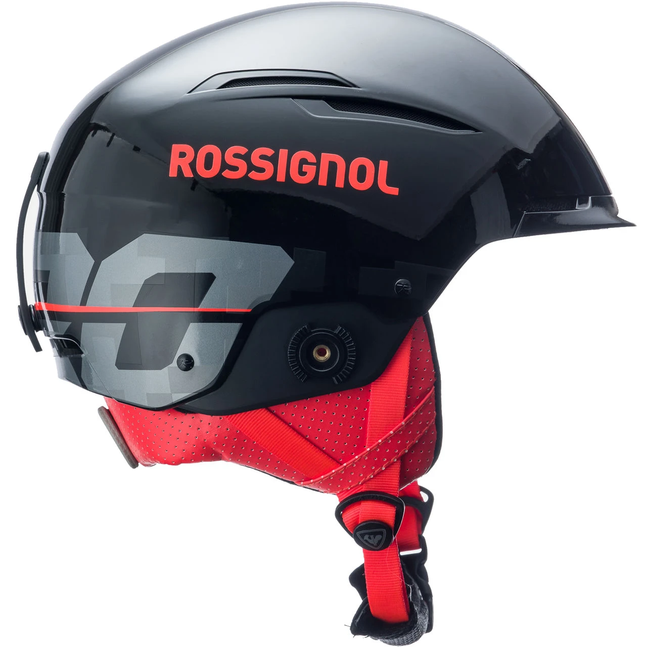 Rossignol Hero Slalom Impacts Black With Chinguard 4 Rossignol Hero Slalom Impacts Black With Chinguard - immagine 2