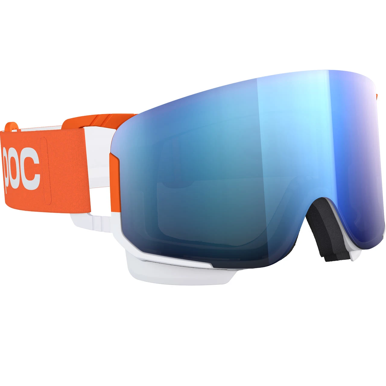 POC Nexal Clarity Comp Fluorescent Orange/hydrogen White/spektris Blue + Lente Di Riserva 4 POC Nexal Clarity Comp Fluorescent Orange/hydrogen White/spektris Blue + Lente Di Riserva - immagine 2