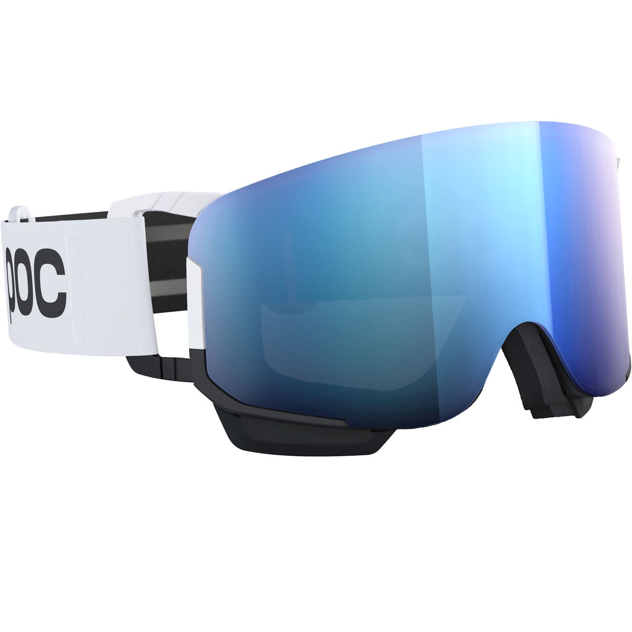 POC Nexal Mid Clarity Comp+ Hydrogen White/uranium Black/spektris Blue + 2 Lenti Di Riserva 4 POC Nexal Mid Clarity Comp+ Hydrogen White/uranium Black/spektris Blue + 2 Lenti Di Riserva - immagine 2