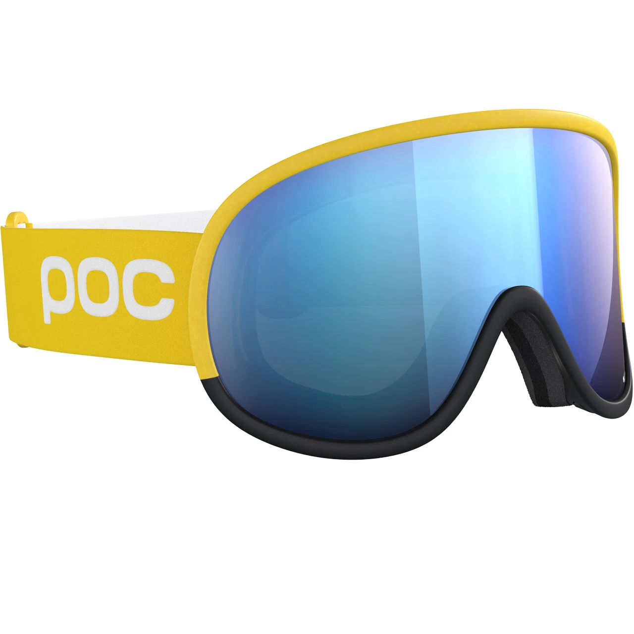POC Retina Big Clarity Comp Aventurine Yellow/uranium Black/spektris Blue + Lente Di Riserva 4 POC Retina Big Clarity Comp Aventurine Yellow/uranium Black/spektris Blue + Lente Di Riserva - immagine 2