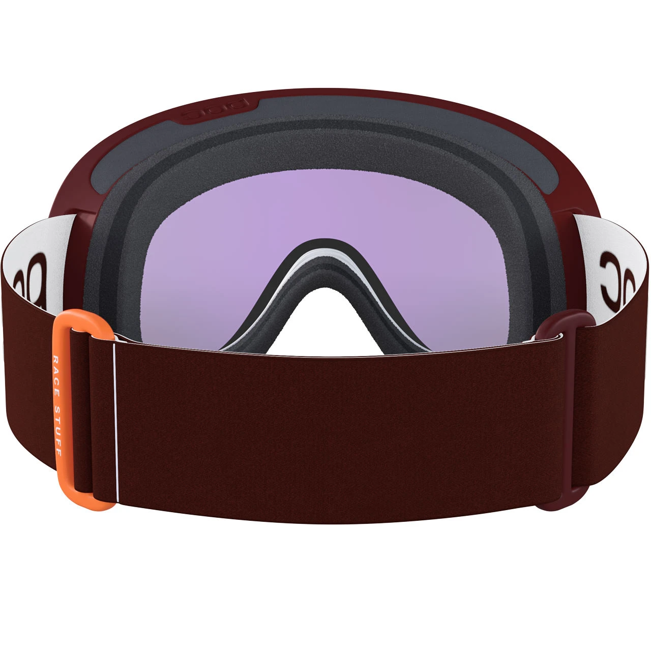 POC Retina Big Clarity Comp Garnet Red/hydrogen White/spektris Blue + Lente Di Riserva 5 POC Retina Big Clarity Comp Garnet Red/hydrogen White/spektris Blue + Lente Di Riserva - immagine 3