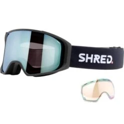 Shred Simplify Black CBL 2.0 Deep Blue Mirror + Lente Di Ricambio
