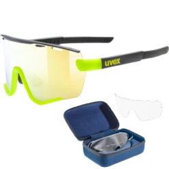 Uvex Sportstyle 236 Set Black Yellow Matt / Mirror Yellow