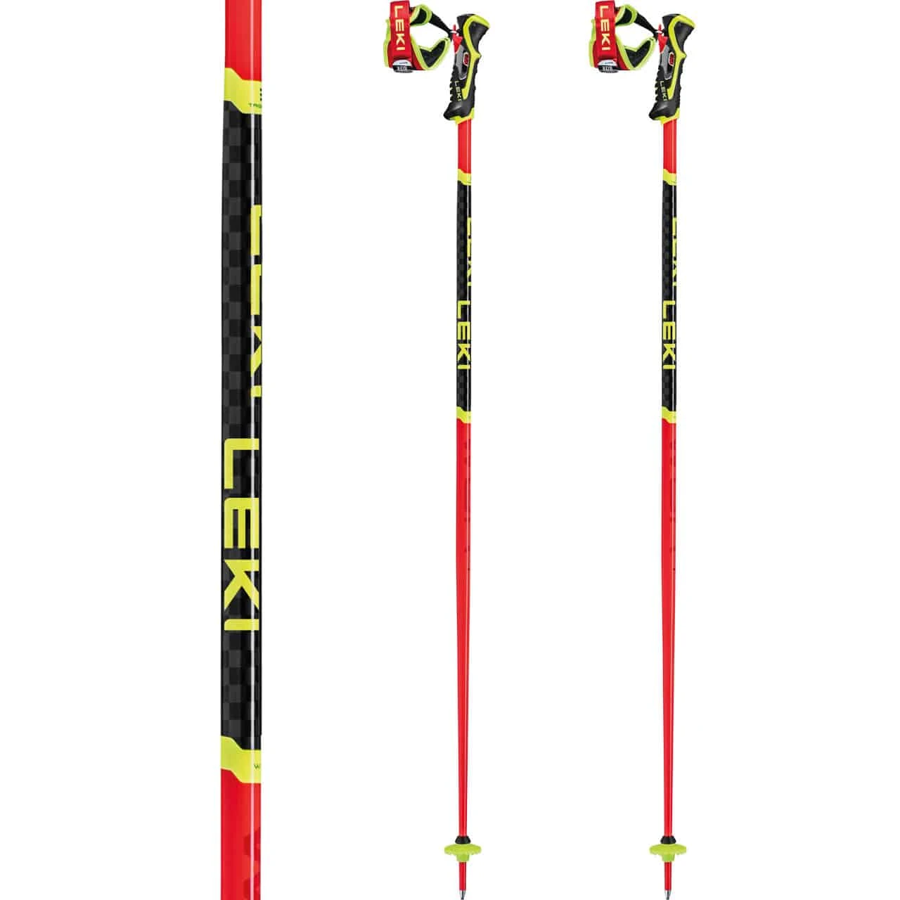 Leki WCR SL 3D Bright Red/black/neonyellow 4 Leki WCR SL 3D Bright Red/black/neonyellow - immagine 2