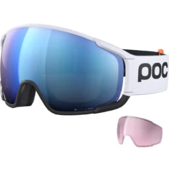 POC Zonula Clarity Comp Hydrogen White/uranium Black/spektris Blue + Lente Di Riserva