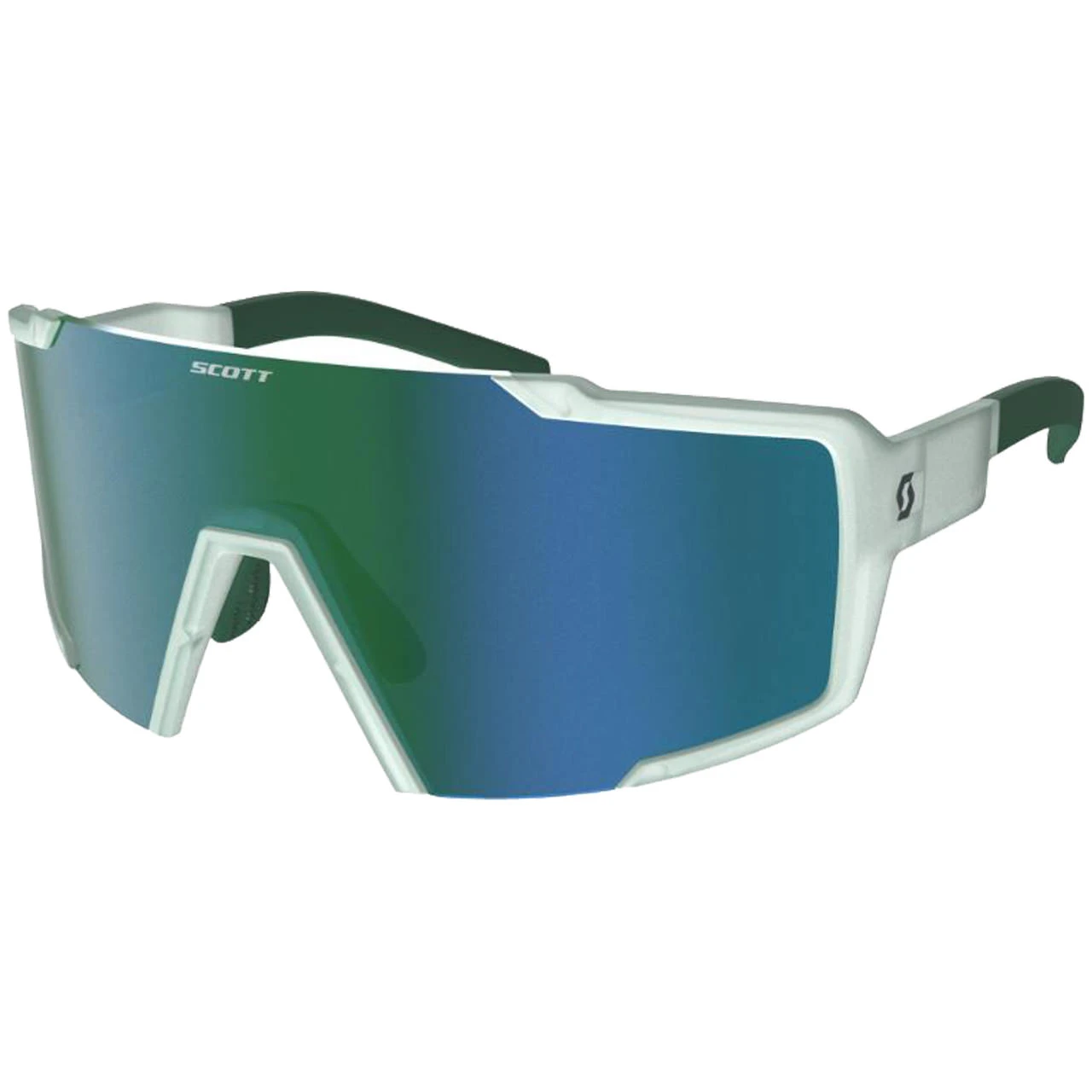 Scott Shield Sunglasses Mineral Blue/green Chrome 3 Scott Shield Sunglasses Mineral Blue/green Chrome
