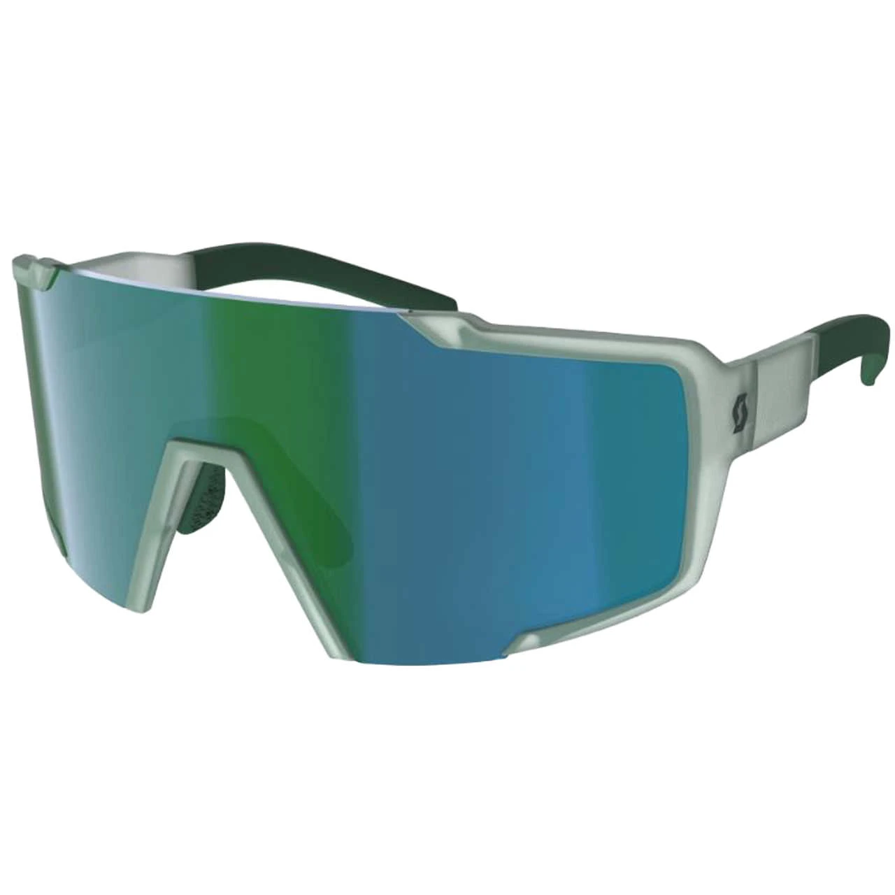 Scott Shield Compact Sunglasses Mineral Blue/green Chrome 3 Scott Shield Compact Sunglasses Mineral Blue/green Chrome