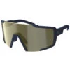 Scott Shield Compact Sunglasses Submariner Blue/gold Chrome -Sci Attrezzatura 22h SCT289235 7256052 scott shield compact sunglasses submariner bluegold chrome