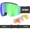 Atomic Redster WC HD Black + 3 Lenti Di Riserva -Sci Attrezzatura 23 redster wc hd AN5106378
