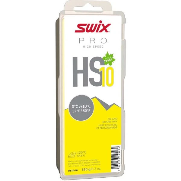 Swix HS10 Yellow 0 °C/+10 °C (180 G) 3 Swix HS10 Yellow 0 °C/+10 °C (180 G)
