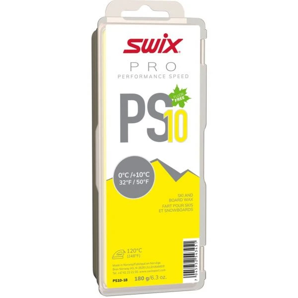Swix PS10 Yellow +0 °C/+10 °C (180 G) 3 Swix PS10 Yellow +0 °C/+10 °C (180 G)